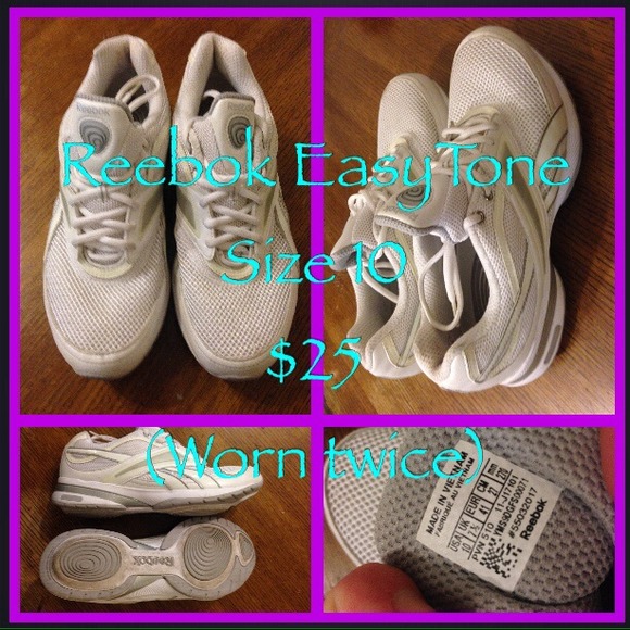Reebok easy tone tennis shoes