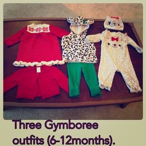 3 Gymboree outfits 6-12 months.  Great condition