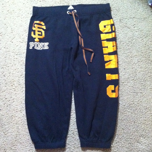 SF Giants cropped sweatpants Victoria Secret