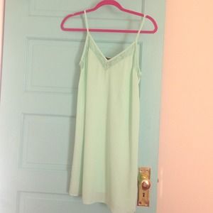 Forever21 Mint green sheer dress