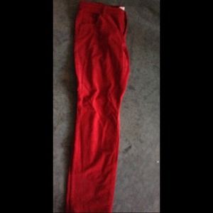 Red Skinny Corduroys Bundle
