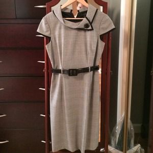 Gray, plaid Tahari dress. Never worn before.