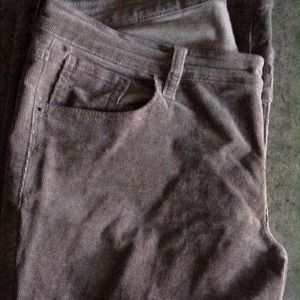 Grey Skinny Corduroy Jeans