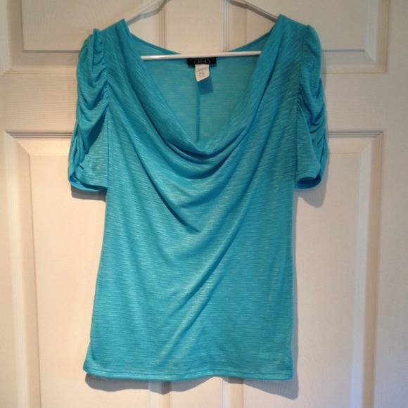 Blue shirt from Deb