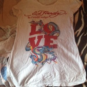 Ed hardy ladies shirt