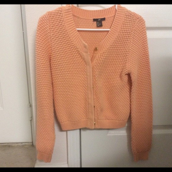 Peach cardigan