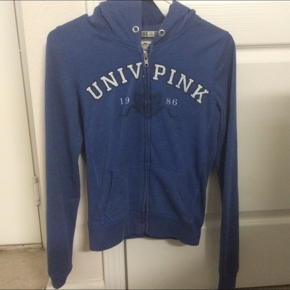 Victoria' Secret Pink University Zip-up Hoodie