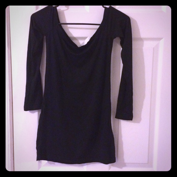 Black soft top/tee