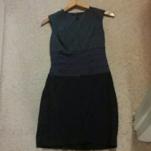 BCBG dress and charcoal grey jack dress