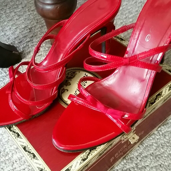 Bebe Shoes - Bebe red patent leather heels Bebe Shoes - Bebe red patent leather heels