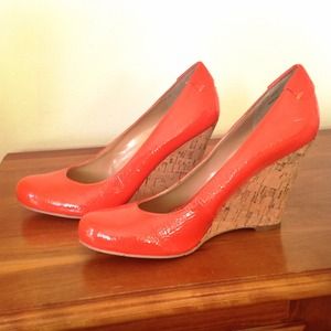 Bright Orange Wedges 🔆🍊👠