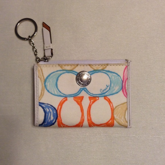 Authentic Coach Mini Skinny Wallet