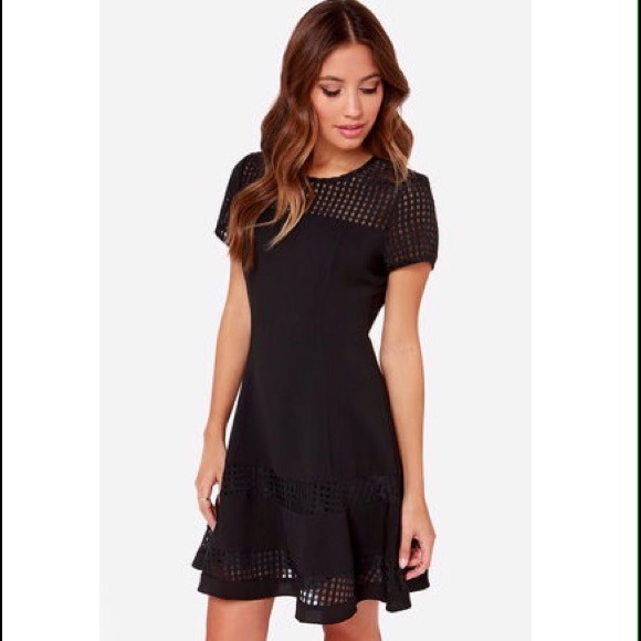 🔴REDUCED🔴 Square cut-out Black Dress