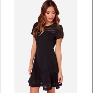 🔴REDUCED🔴 Square cut-out Black Dress