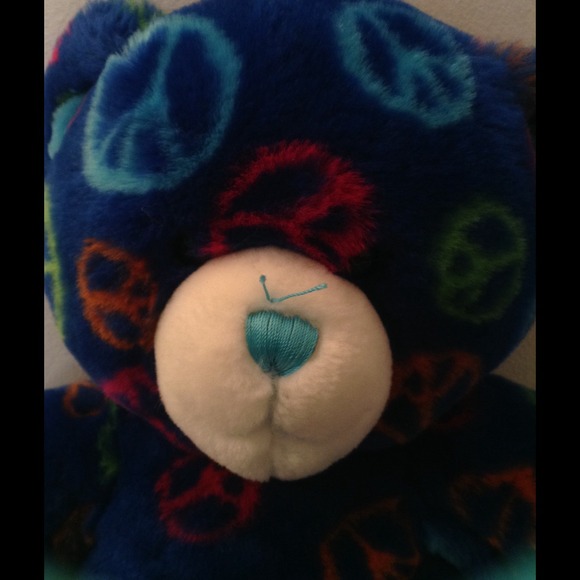 ✅DONATED✅ Peace Bear from Build-A-Bear - Picture 3 of 3