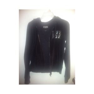 victoria secret zip up jacket