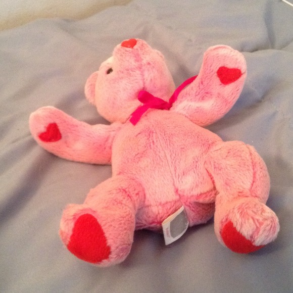 ✅DONATED✅ Pink Beanie Baby bear - Picture 3 of 4