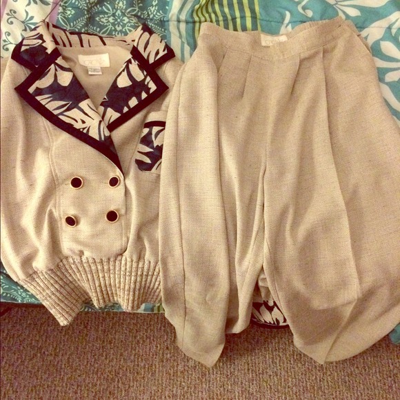 Cache suit jacket and pants