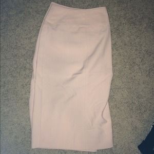 Pink pencil skirt