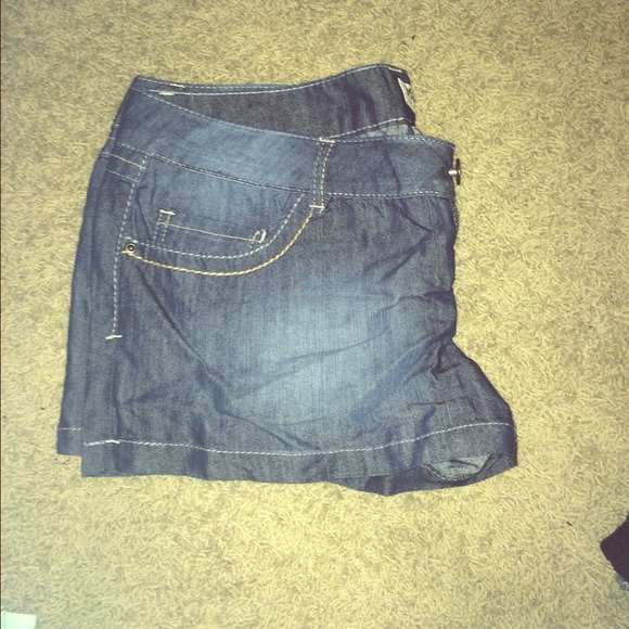 New denim shorts