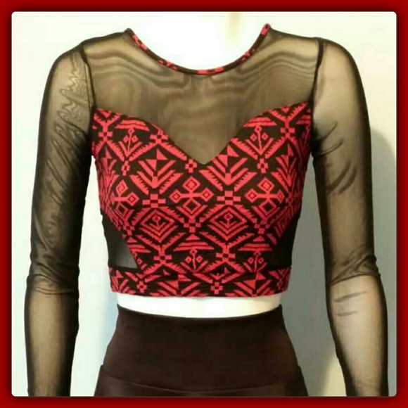 🔥SALE - Flirty Mesh Top