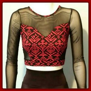 🔥SALE - Flirty Mesh Top