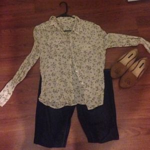 Button up collared shirt