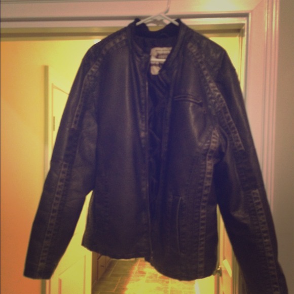 Men's leather jacket