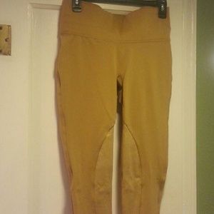 Spanx Gold leggings