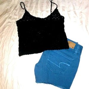 Vintage Crochet Crop Top