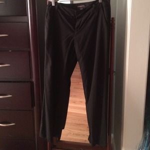 Wool BR slacks, black