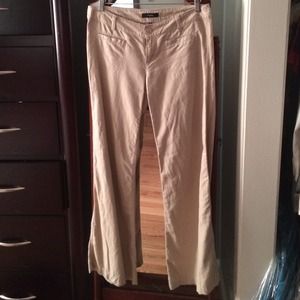 Linen flare pants