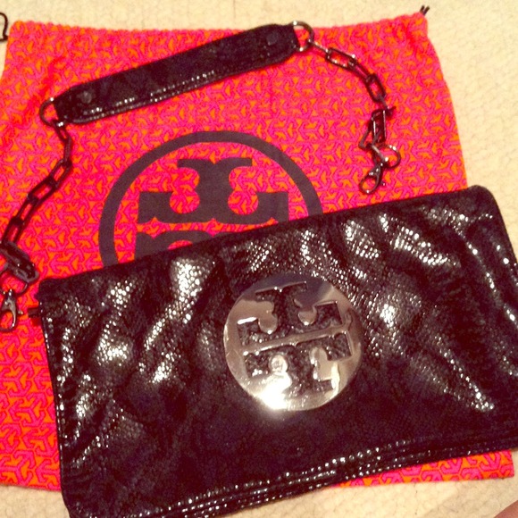 Tory Burch clutch with detachable strap