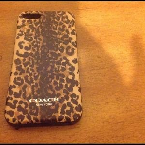 Authentic Coach iPhone 5 & 5s Case