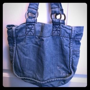 Denim tote bag