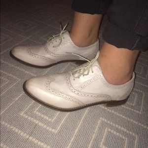 Cole Haan Stone Colored Oxfords