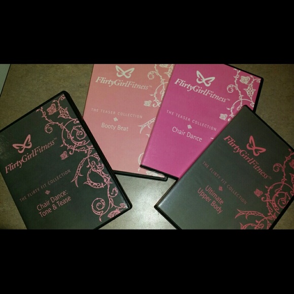 Set 4 flirty girls DVDs