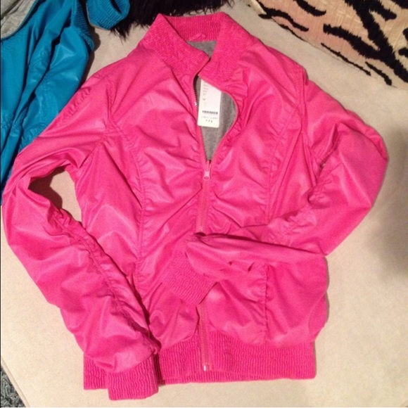 2n1 BEBE/PH8 BRIGHT PINK Reversible Jacket🎀RARE🎀