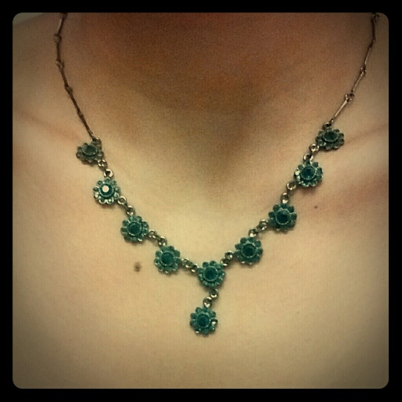 Statement necklace.