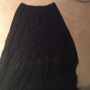 Aztec low high skirt