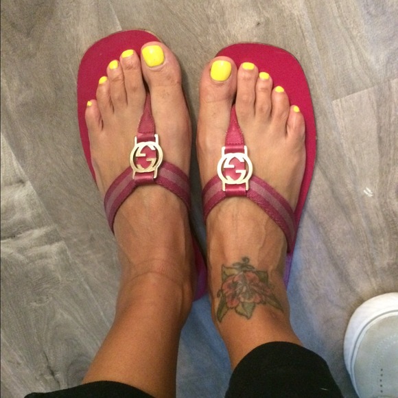 Gucci flip flops
