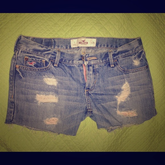 Ripped Hollister shorts