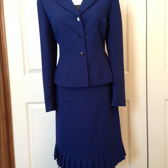 Stresa Royal Blue Skirt Suit