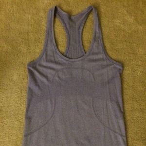Rare Lululemon light purple Run Swiftly Tank Top