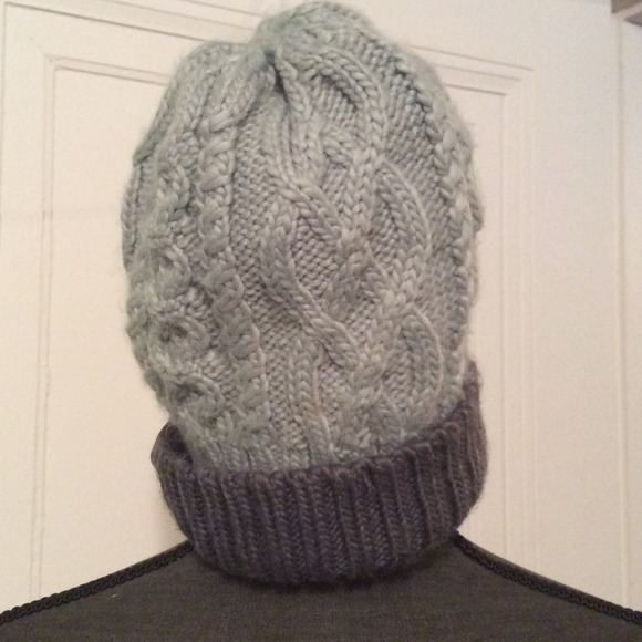 Grey knit hat