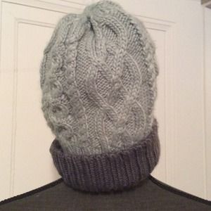 Grey knit hat