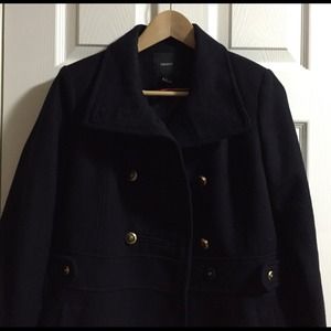 Forever 21 navy coat
