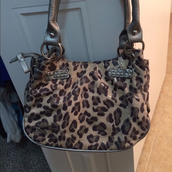 Small gray zebra print bag - Picture 2 of 3