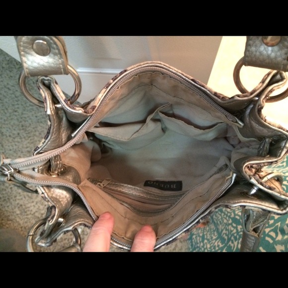 Small gray zebra print bag - Picture 3 of 3