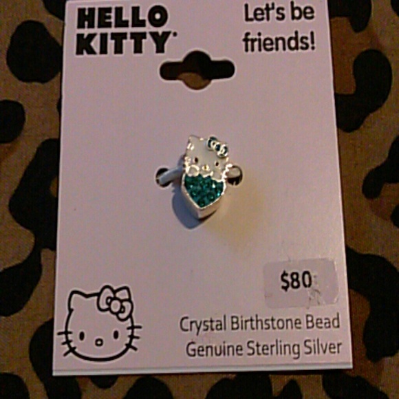 Sterling Silver Hello Kitty Bead - Picture 1 of 2